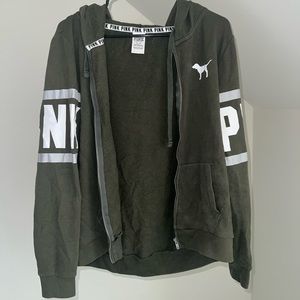 PINK Zip Up Sweatshirt